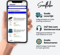 Sunflake Stormparaplu Opvouwbaar - Stormbestendig Tot 140km/u - Automatisch Uitklapbaar - Incl. Beschermhoes En Reisetui - Zwart 15 Sunflake Stormparaplu Opvouwbaar - Stormbestendig Tot 140km/u - Automatisch Uitklapbaar - Incl. Beschermhoes En Reisetui - Zwart -Bo Camp Goedkope Winkel 1200x1098 5