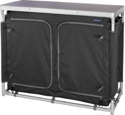 Campart Campingkeuken KI-0734 - Campingkast Groot - 4 Verstelbare Poten - Opvouwbaar En Lichtgewicht - Inclusief Opbergtas - Grijs -Bo Camp Goedkope Winkel 1200x1105 3