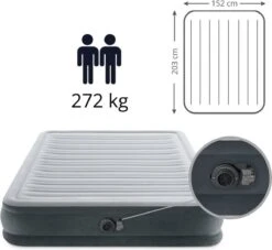 Intex Comfort-plush Full Luchtbed - 2-persoons - 203x152x33 Cm -Bo Camp Goedkope Winkel 1200x1105 7