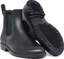 Geweo Regenlaarzen - Wellington Chelsea Laarzen - Kerstmis - Kerstfeest - Christmas Gift - Kort Boots - Waterdichte - Dames - Zwart - Maat 37 -Bo Camp Goedkope Winkel 1200x1112 1