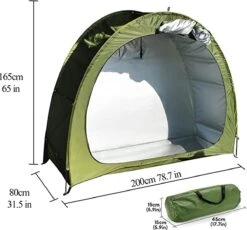 Merkloos Fietstent, Beschermhoes Fietsenschuur, Tent Voor Camping In De Open Lucht-groen 200*80*165CM 17 Merkloos Fietstent, Beschermhoes Fietsenschuur, Tent Voor Camping In De Open Lucht-groen 200*80*165CM -Bo Camp Goedkope Winkel 1200x1118 5