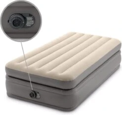 Intex Prime Comfort - Luchtbed - 1-Persoons - 99x191x51 Cm (BxLxH) - Grijs - Met Ingebouwde Motorpomp 17 Intex Prime Comfort - Luchtbed - 1-Persoons - 99x191x51 Cm (BxLxH) - Grijs - Met Ingebouwde Motorpomp -Bo Camp Goedkope Winkel 1200x1126 2