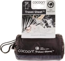 Cocoon TravelSheet - Lakenzak - Egyptisch Katoen - Khaki -Bo Camp Goedkope Winkel 1200x1126