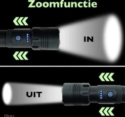 Dieux - Militaire Led Zaklamp - Oplaadbaar - IP44 Waterdicht En Schokbestendig - 7 Lichtstanden - Opbergbox - Outdoor Kamperen - Survival - Gadgets - Pasen -Bo Camp Goedkope Winkel 1200x1128 4