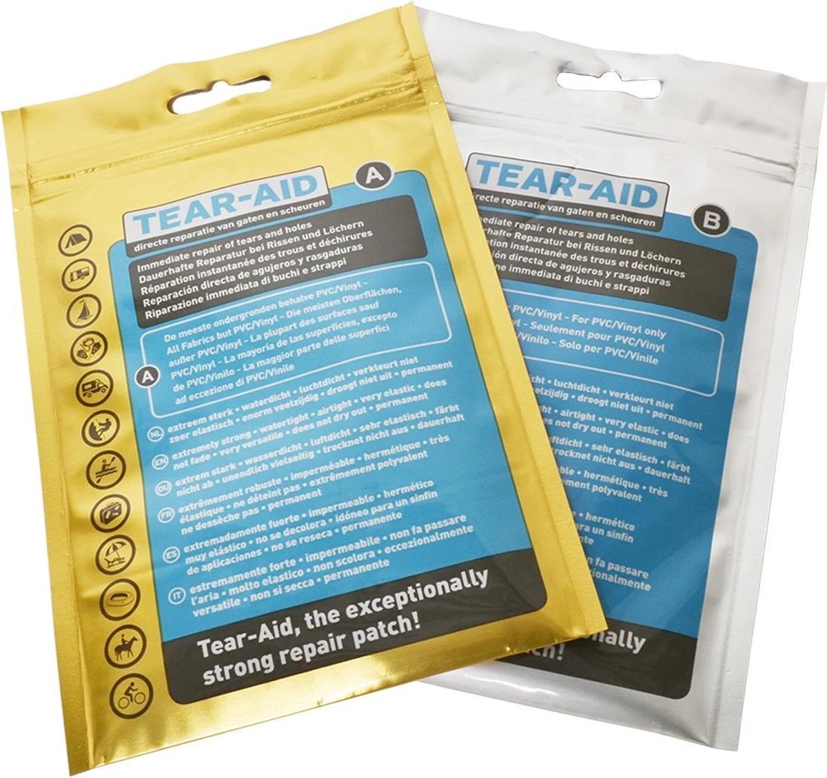 Tear - Aid - Reparatiemiddel - Type A En B Zakje - Combideal 1 Tear - Aid - Reparatiemiddel - Type A En B Zakje - Combideal