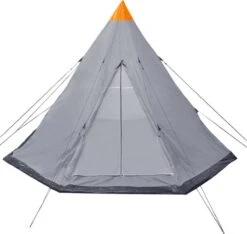 VidaXL Tent 4-persoons Grijs -Bo Camp Goedkope Winkel 1200x1137 1