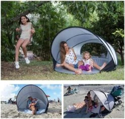 Deryan Luxe Pop Up Strandtent XXL - Anti-UV 50+ - Zilver 29 Deryan Luxe Pop Up Strandtent XXL - Anti-UV 50+ - Zilver -Bo Camp Goedkope Winkel 1200x1137 2