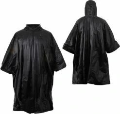 Benson Duurzame Regenponcho Zwart Voor Volwassenen -Bo Camp Goedkope Winkel 1200x1141 10