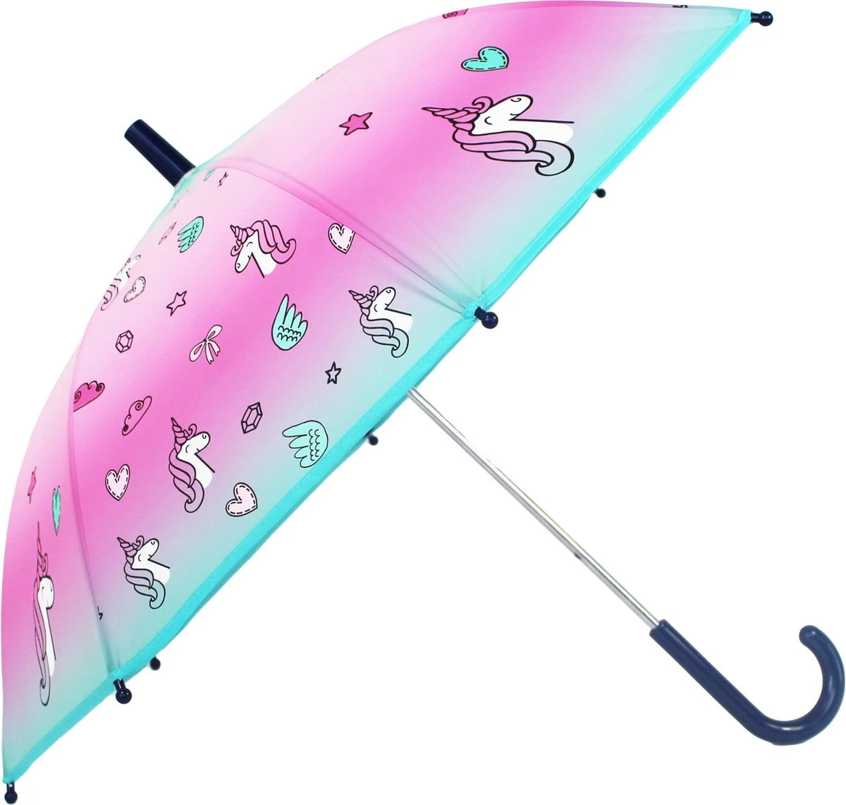 Milky Kiss Don't Worry About Rain Paraplu - Multi - Unicorn 1 Milky Kiss Don't Worry About Rain Paraplu - Multi - Unicorn