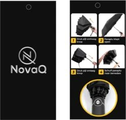 NovaQ Storm Paraplu Opvouwbaar - Paars - Polsband - Automatisch Uitklapbaar - Tot 100p/u Windproof - 110cm - 12 Panelen -Bo Camp Goedkope Winkel 1200x1147 4