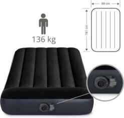 Intex Pillow Rest Classic Twin Luchtbed - 1-persoons - 99x191x25cm 23 Intex Pillow Rest Classic Twin Luchtbed - 1-persoons - 99x191x25cm -Bo Camp Goedkope Winkel 1200x1148 5