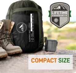 HikeMeister® Outdoor Survival Fishing Mummy Slaapzak 230 X 80 Cm -8°C -Bo Camp Goedkope Winkel 1200x1152