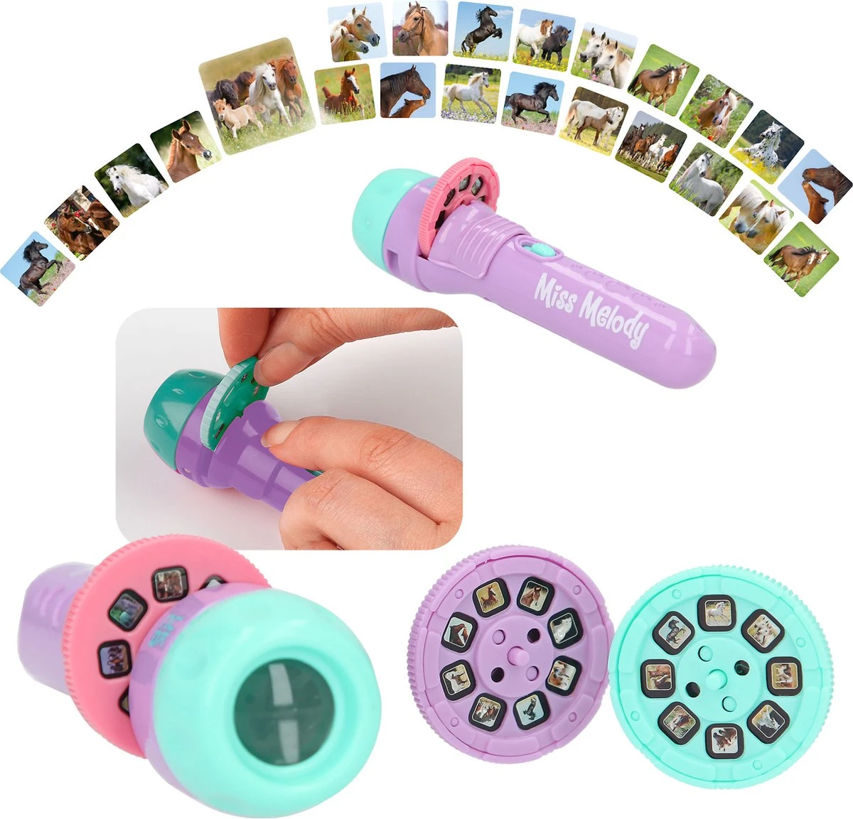 Depesche Miss Melody Zaklantaarn Met Plaatjes 4 Depesche Miss Melody Zaklantaarn Met Plaatjes - Afbeelding 4