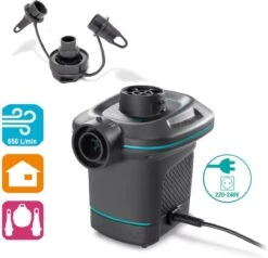 Intex Luchtbedset Intex Luchtbed - 1-Persoons - 76 X 191 X 25 Cm - Blauw + Intex Elektrische Pomp - 650 Liter/min + Hoeslaken Antraciet + Reparatieset 10 Intex Luchtbedset Intex Luchtbed - 1-Persoons - 76 X 191 X 25 Cm - Blauw + Intex Elektrische Pomp - 650 Liter/min + Hoeslaken Antraciet + Reparatieset -Bo Camp Goedkope Winkel 1200x1155 13