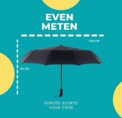 Paraplu - Stormparaplu - Opvouwbaar - Storm- En Regenbestendig - Automatisch Uitklapbaar - Zwart 16 Paraplu - Stormparaplu - Opvouwbaar - Storm- En Regenbestendig - Automatisch Uitklapbaar - Zwart -Bo Camp Goedkope Winkel 1200x1155 7