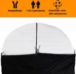 Deryan Cocoon Pop Up Tent - Slaapzak - Luchtbed - Luchtpomp - 4 Persoons - Zilver -Bo Camp Goedkope Winkel 1200x1158 3