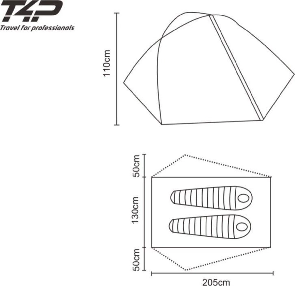 Expedition Tent T2 - Donker Groen - 2 Persoons 4 Expedition Tent T2 - Donker Groen - 2 Persoons - Afbeelding 4