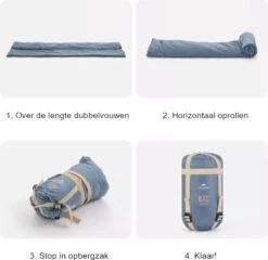 Naturehike® Slaapzak - Lichtgewicht - 205*85cm - Compact - Waterdicht - 3 Seizoenen Slaapzak Lente, Zomer & Herfst - Outdoor - Slaapzakken Volwassen & Kinderen -Bo Camp Goedkope Winkel 1200x1166 4