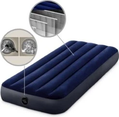Intex Luchtbedset Intex Luchtbed - 1-Persoons - 76 X 191 X 25 Cm - Blauw + Intex Elektrische Pomp - 650 Liter/min + Hoeslaken Antraciet + Reparatieset 12 Intex Luchtbedset Intex Luchtbed - 1-Persoons - 76 X 191 X 25 Cm - Blauw + Intex Elektrische Pomp - 650 Liter/min + Hoeslaken Antraciet + Reparatieset -Bo Camp Goedkope Winkel 1200x1171 9