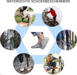 Siliconen Unisex Waterdichte Overschoenen Grijs Maat M 35-38 - Herbruikbaar – Anti Slip Regen Overschoen - Schoenhoesjes - Waterdichte Schoenbeschermers - Regenhoes – Schoenovertrek - Regenlaarzen -Bo Camp Goedkope Winkel 1200x1176 6