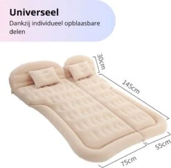 Opblaasbaar Auto Matras - Auto Luchtbed Zwart - Achterbank En Achterbak - Tweepersoons 3-in-1 Universeel Automatras - Inclusief Elektrische Pomp En Accessoires - Kampeer Luchtbed Voor Reizen -Bo Camp Goedkope Winkel 1200x1180 7