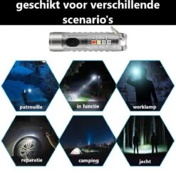 JGS Mini Zaklamp-Led-400 Lumen-USB-C-Oplaadbaar-Sleutelhanger-multifunctioneel-JGS Multicard -Bo Camp Goedkope Winkel 1200x1182 13