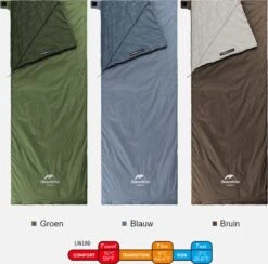 Naturehike® Slaapzak - Lichtgewicht - 205*85cm - Compact - Waterdicht - 3 Seizoenen Slaapzak Lente, Zomer & Herfst - Outdoor - Slaapzakken Volwassen & Kinderen -Bo Camp Goedkope Winkel 1200x1186 5