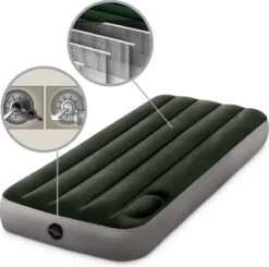 Intex Luchtbed - 1-Persoons - 76 X 191 X 25 Cm - Groen - Met Ingebouwde Voetpomp + Hoeslaken Antraciet + Reparatieset 14 Intex Luchtbed - 1-Persoons - 76 X 191 X 25 Cm - Groen - Met Ingebouwde Voetpomp + Hoeslaken Antraciet + Reparatieset -Bo Camp Goedkope Winkel 1200x1189 17