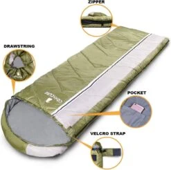 COVACURE 1.5/0.8kg Slaapzak, 3 Seizoenen Ultra Warm & Lichtgewicht Slaapzak Voor Volwassenen, Envelop Compacte Outdoor Slaapzakken Met Draagbare Compressie Tas Voor Camping, Rugzakken, Wandelen... -Bo Camp Goedkope Winkel 1200x1193 1