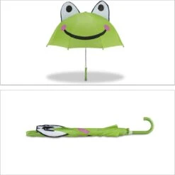 Relaxdays Paraplu Kind Dieren - Kinderparaplu Meisje En Jongen - Regenscherm Kids - Kikker -Bo Camp Goedkope Winkel 1200x1194 4