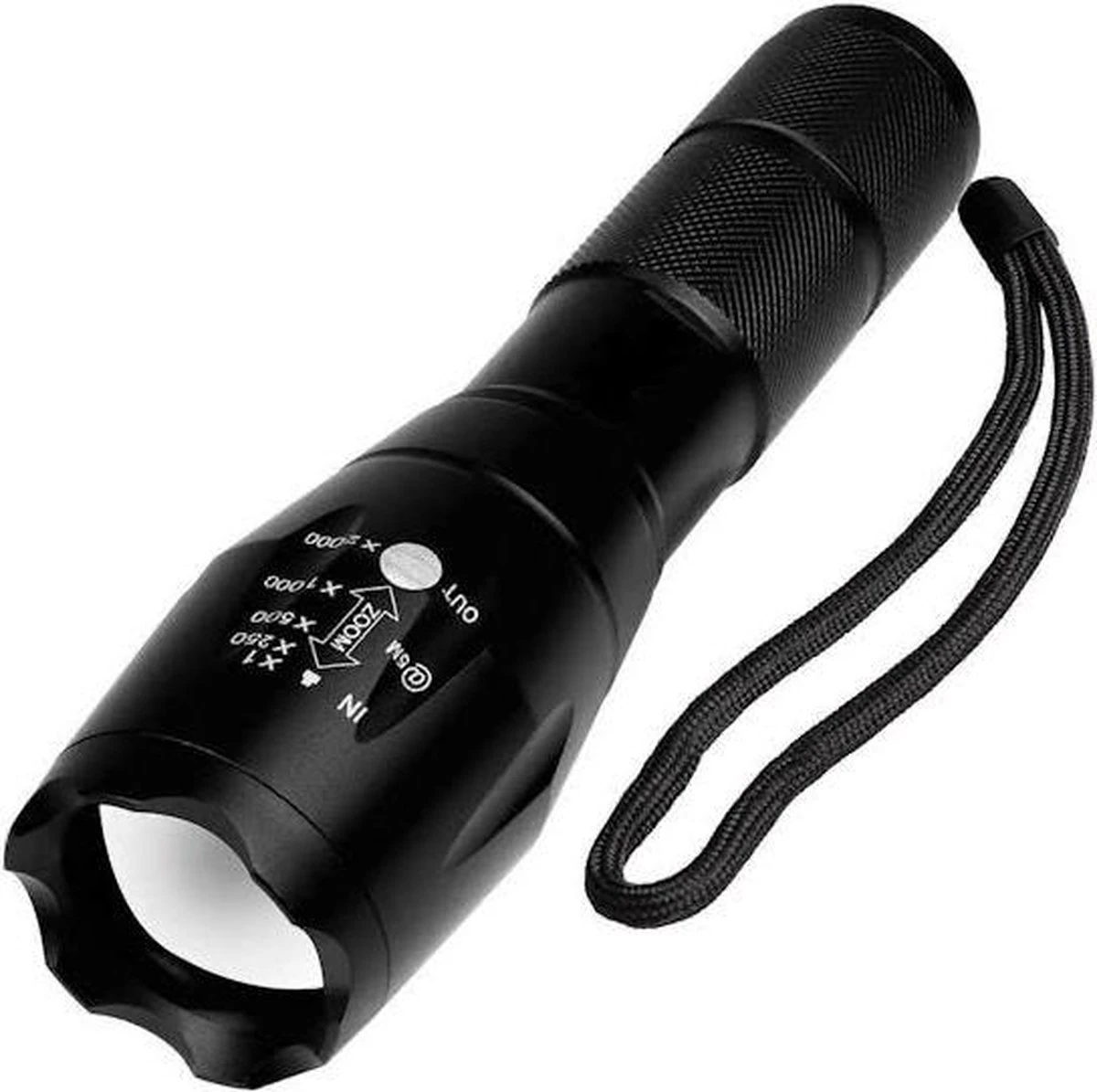 Cree Zaklamp XML T6 High Power Led 2000 Lumen - Zwart 2 Cree Zaklamp XML T6 High Power Led 2000 Lumen - Zwart - Afbeelding 2