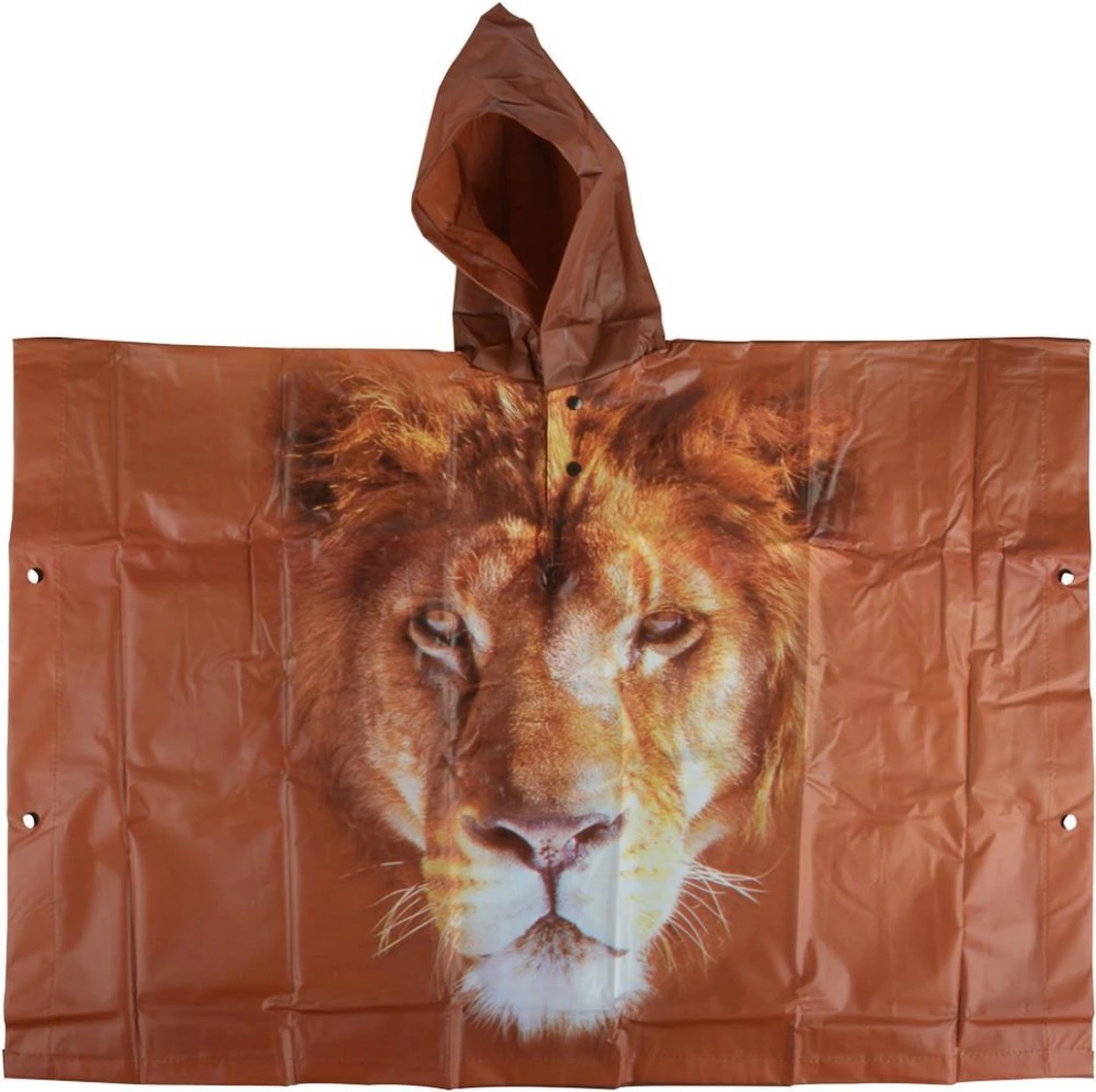 ESSCHERT DESIGN Kinder Regenponcho Met Leeuw. 1 ESSCHERT DESIGN Kinder Regenponcho Met Leeuw.