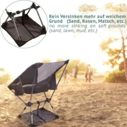 Smartpeas Campingstoel Van Stevig 600D Polyester En Aluminium - Lichtgewicht En Opvouwbaar - Camping Gadget Inclusief Zijzakken +Plus: Strandmat & Draagtas -Bo Camp Goedkope Winkel 1200x1198