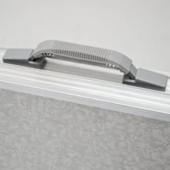 Aluminium Kampeertafel 120x60cm - Campingtafel Inklapbaar - 3-voudig Verstelbare Vouwtafel Grijs -Bo Camp Goedkope Winkel 1200x1198 6