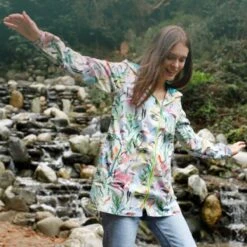 BiggDesign Faces - Dames Regenjas Waterdicht - Regenpak - Maat M -Bo Camp Goedkope Winkel 1200x1200 1024