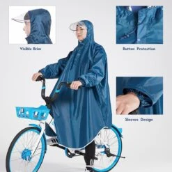Fuegobird - Poncho Regenponcho - Fiets Wandel Motor - Outdoor Poncho - Kwaliteit Poncho - One Size - Unisex Cyan 7 Fuegobird - Poncho Regenponcho - Fiets Wandel Motor - Outdoor Poncho - Kwaliteit Poncho - One Size - Unisex Cyan -Bo Camp Goedkope Winkel 1200x1200 1083