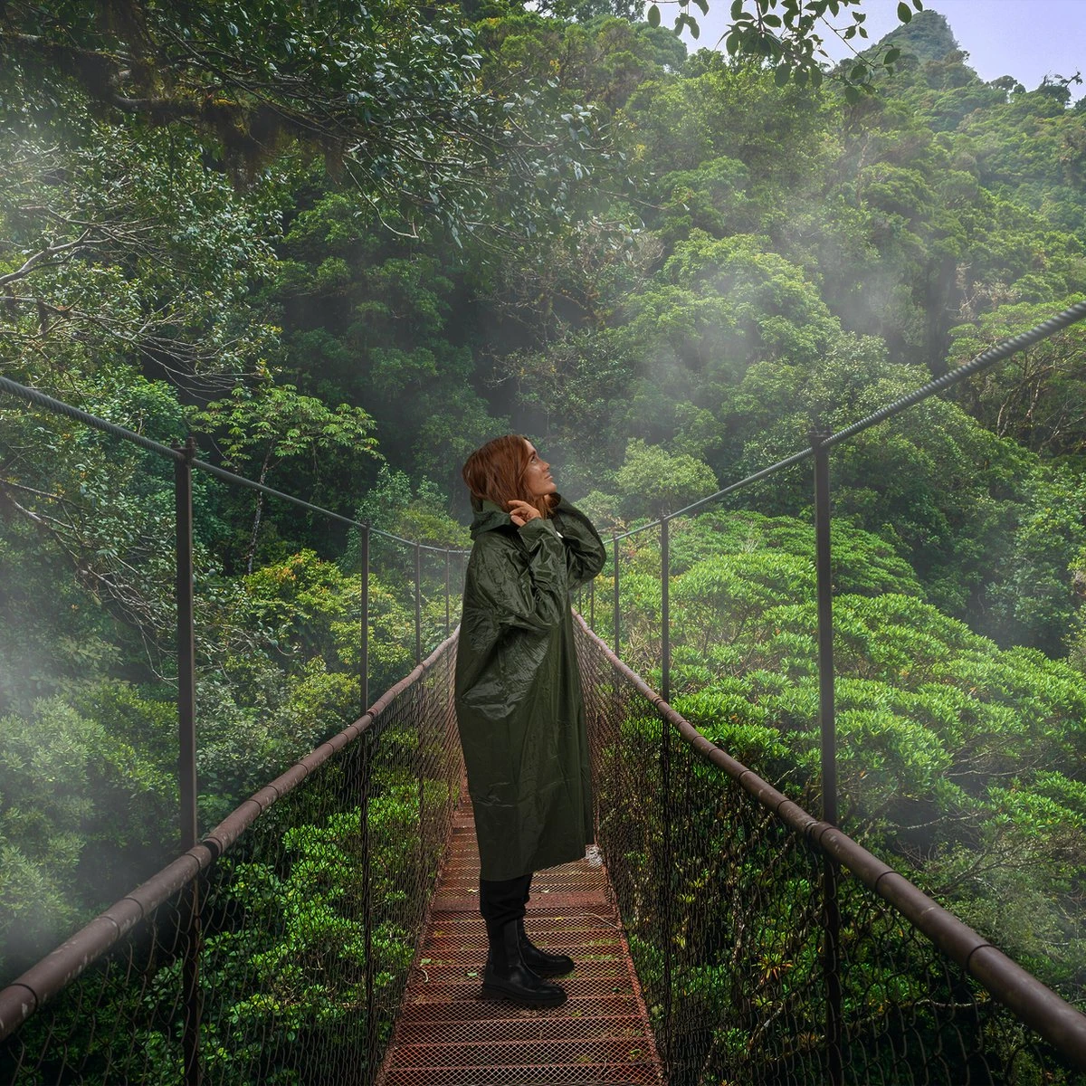 Relaxdays Regenponcho Herbruikbaar - Regenjas Groen - Fietsponcho Lange Mouwen - Festival 3 Relaxdays Regenponcho Herbruikbaar - Regenjas Groen - Fietsponcho Lange Mouwen - Festival - Afbeelding 3