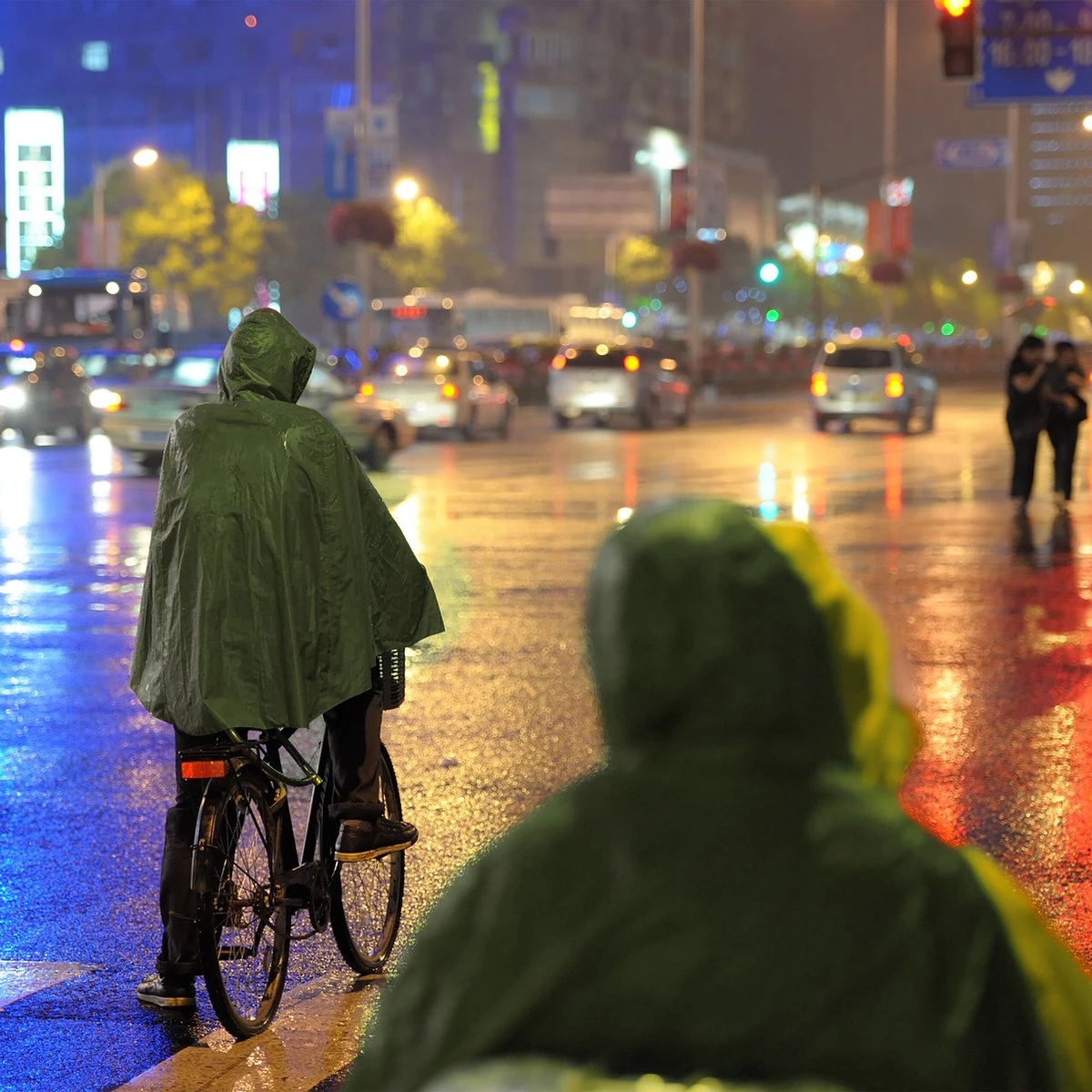 Relaxdays Regenponcho Herbruikbaar - Regenjas Groen - Fietsponcho Lange Mouwen - Festival 6 Relaxdays Regenponcho Herbruikbaar - Regenjas Groen - Fietsponcho Lange Mouwen - Festival - Afbeelding 6