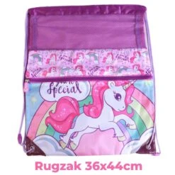 Kids Licensing Paraplu Unicorn + Rugzak Meisjes | Doorzichtige Koepelparaplu Ø70cm Kind | Eenhoorn Gymtas US01 -Bo Camp Goedkope Winkel 1200x1200 1097