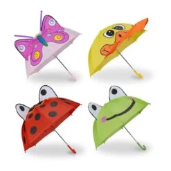 Relaxdays Paraplu Kind Dieren - Kinderparaplu Meisje En Jongen - Regenscherm Kids - Kikker -Bo Camp Goedkope Winkel 1200x1200 1126