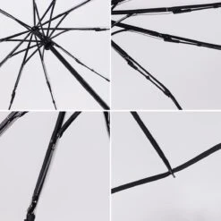 Opvouwbare Paraplu - Inklapbare Paraplu - Doorzichtig - Transparant - Ø105cm - Extra Groot - Automatisch - Umbrella - Transparent - Koepelparaplu - Volwassenen -Bo Camp Goedkope Winkel 1200x1200 1147