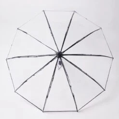 Opvouwbare Paraplu - Inklapbare Paraplu - Doorzichtig - Transparant - Ø105cm - Extra Groot - Automatisch - Umbrella - Transparent - Koepelparaplu - Volwassenen -Bo Camp Goedkope Winkel 1200x1200 1148