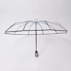 Opvouwbare Paraplu - Inklapbare Paraplu - Doorzichtig - Transparant - Ø105cm - Extra Groot - Automatisch - Umbrella - Transparent - Koepelparaplu - Volwassenen -Bo Camp Goedkope Winkel 1200x1200 1150