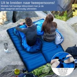 Hikr® Slaapmat 10cm+ Dikte - Comfortabel Luchtmatras - Zelfopblazend Met De Voet - TPU+40D Nylon - Slaapmatje Eenpersoons En Uit Te Breiden Tot Tweepersoons - Slaapmat Met Ingebouwde Pomp 13 Hikr® Slaapmat 10cm+ Dikte - Comfortabel Luchtmatras - Zelfopblazend Met De Voet - TPU+40D Nylon - Slaapmatje Eenpersoons En Uit Te Breiden Tot Tweepersoons - Slaapmat Met Ingebouwde Pomp -Bo Camp Goedkope Winkel 1200x1200 1196