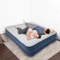 LifeGoods Luchtbed - 2 Persoons - Met Ingebouwde Pomp - Incl. Draagtas En Reparatiekit -Bo Camp Goedkope Winkel 1200x1200 1252