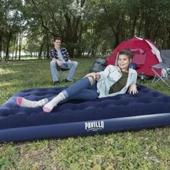 Pavillo Queen Luchtbed - 2-Persoons - Blauw - 203 X 152 X 22 Cm -Bo Camp Goedkope Winkel 1200x1200 1279