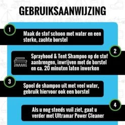 Ultramar - Reiniger Sprayhood & Tent Shampoo 500 Ml - Tentdoekreiniger Voor Bootkap, Tent, Cabriodak 12 Ultramar - Reiniger Sprayhood & Tent Shampoo 500 Ml - Tentdoekreiniger Voor Bootkap, Tent, Cabriodak -Bo Camp Goedkope Winkel 1200x1200 1304