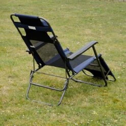 Ligstoel 180x60cm - Opvouwbaar Campingstoel Ligbed Strandstoel Tuinstoel Vouwligstoel Blauw -Bo Camp Goedkope Winkel 1200x1200 136