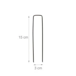 Relaxdays 200x Gronddoekpen - Grondanker - Haring - Gronddoekhaak - Grondhaken - 2mm -Bo Camp Goedkope Winkel 1200x1200 1370