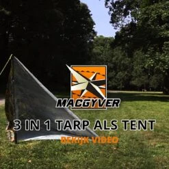MacGyver® ‘3-in-1’ Tent | Tarp – Schaduwdoek – Hangmat | Strandtent | Outdoor-tent | Shelter | Vistent | 280 X 280 Cm | Camouflage | Waterdicht | Lichtgewicht -Bo Camp Goedkope Winkel 1200x1200 1409